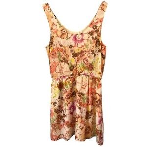 J.‎ Crew Silk Watercolor Floral Sleeveless Sundress Size 6 Fairycore Summer